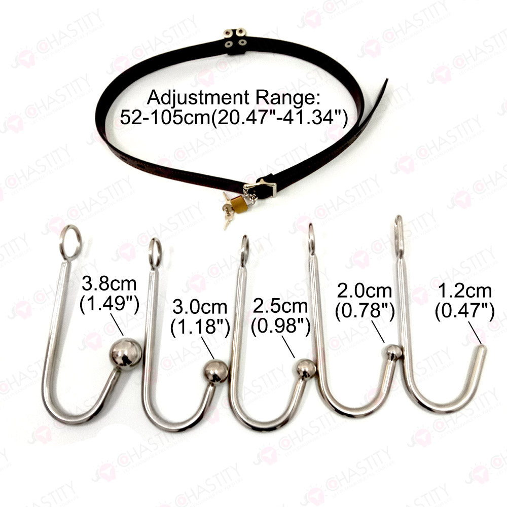 Anal Hook Toy With Belt