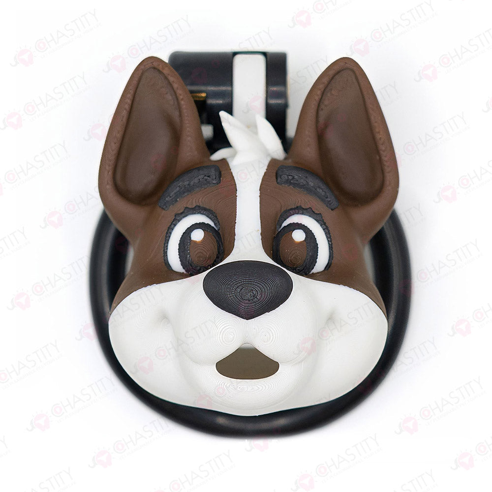 Cartoon Dog Cage Of Tease Chastity