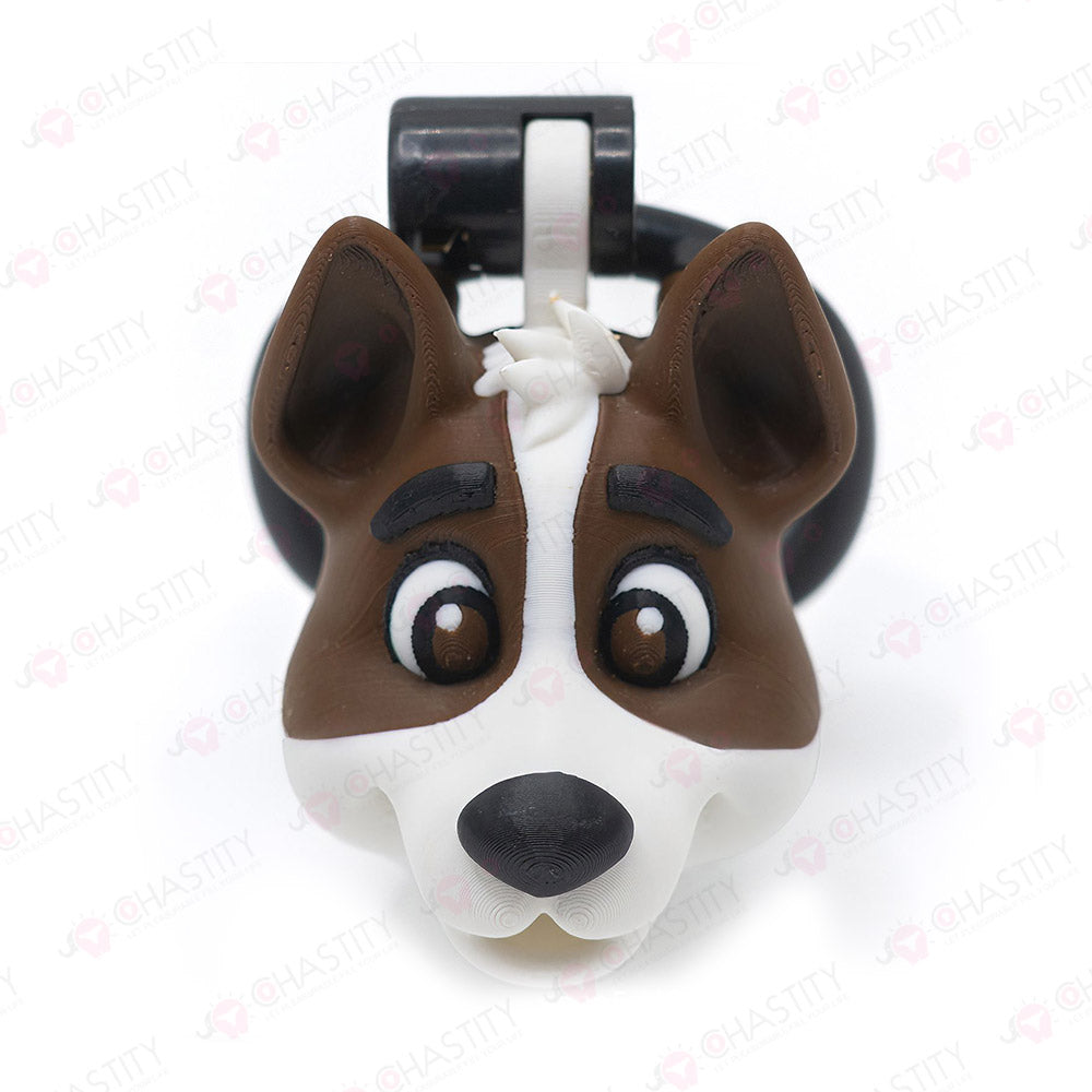 Cartoon Dog Cage Of Tease Chastity