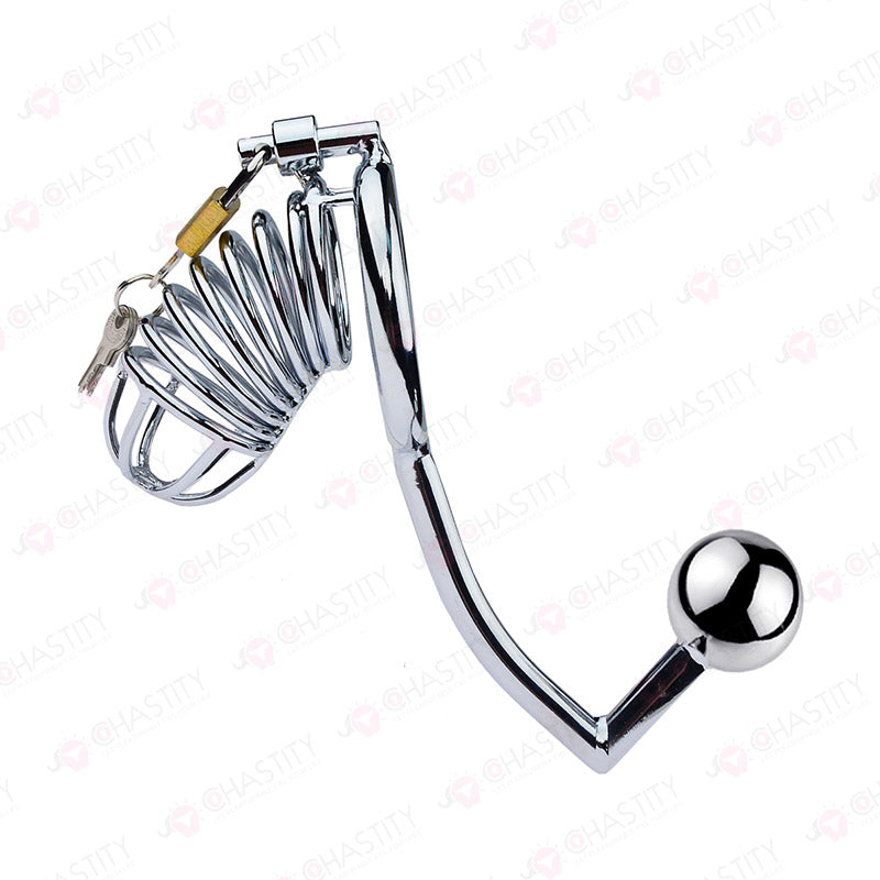 Chastity Cage With Handcuffs