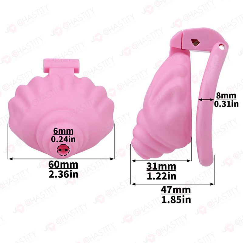 Conch 1.5 Inch Chastity Cage