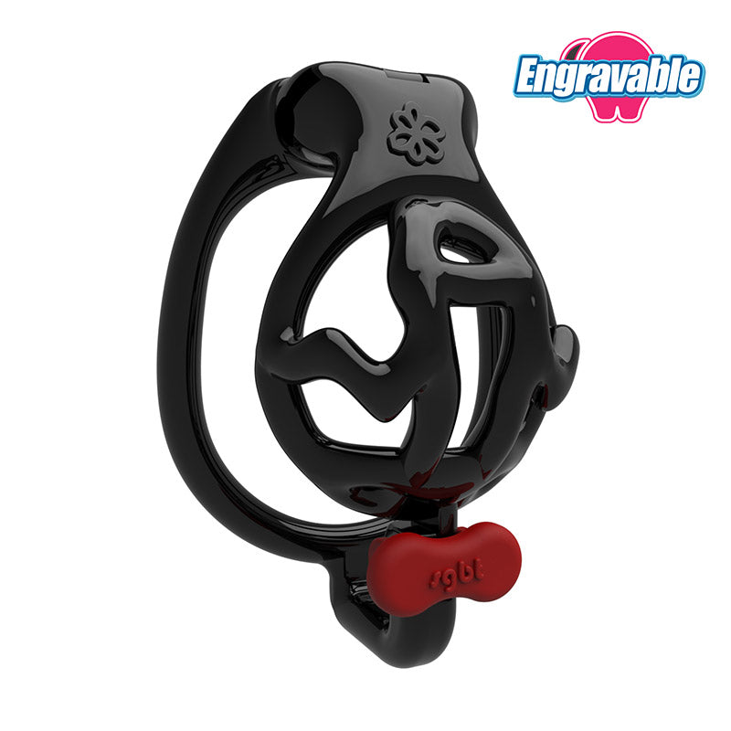 Custom Text Gentleman Chastity Cage
