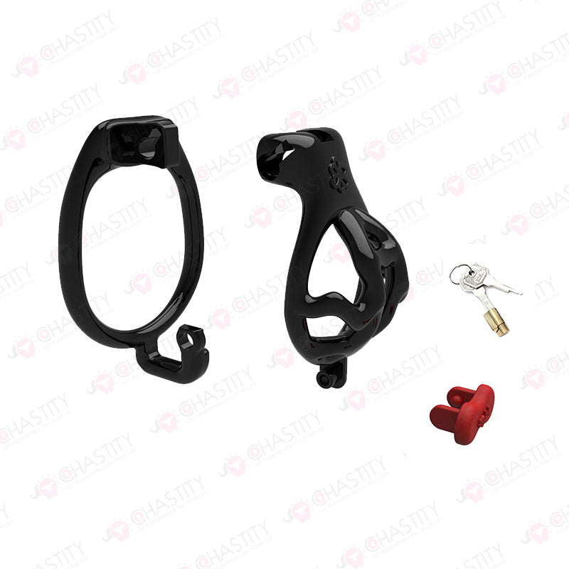 Custom Text Gentleman Chastity Cage