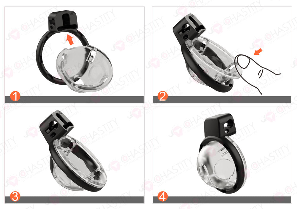 Cute Beast Snap-Fit Mini Chastity Device