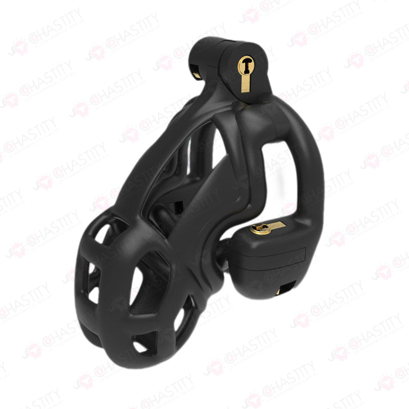 Dark Cobra Chastity With Testicular Lock