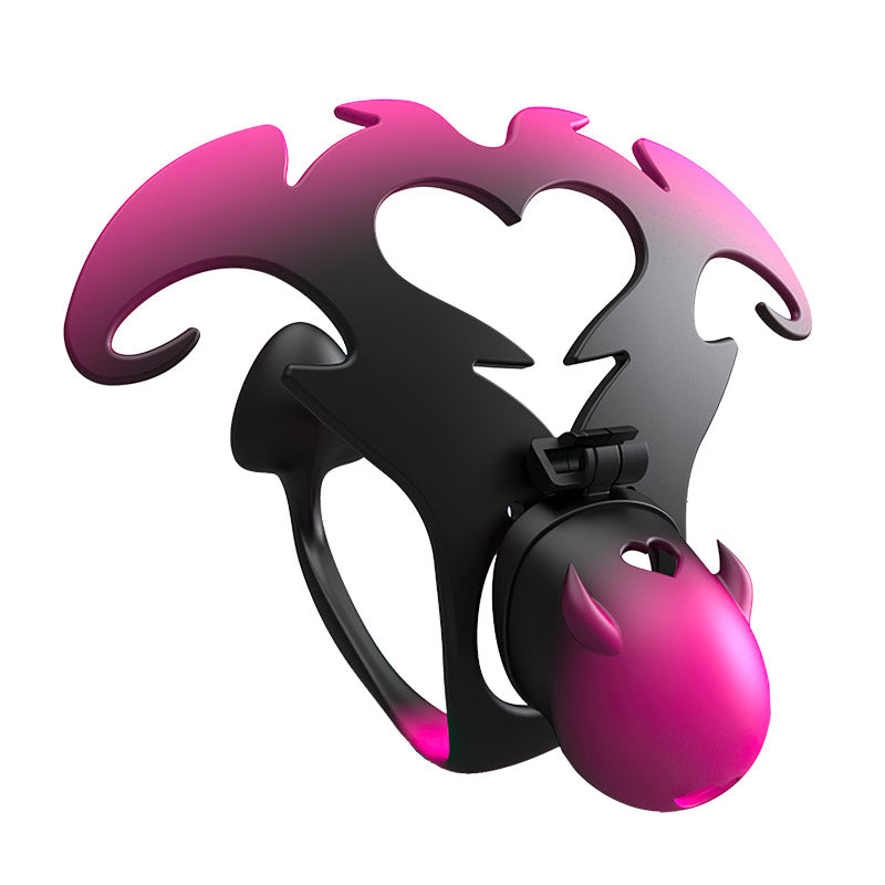 Devil's Heart Resin Anal Chastity Belt
