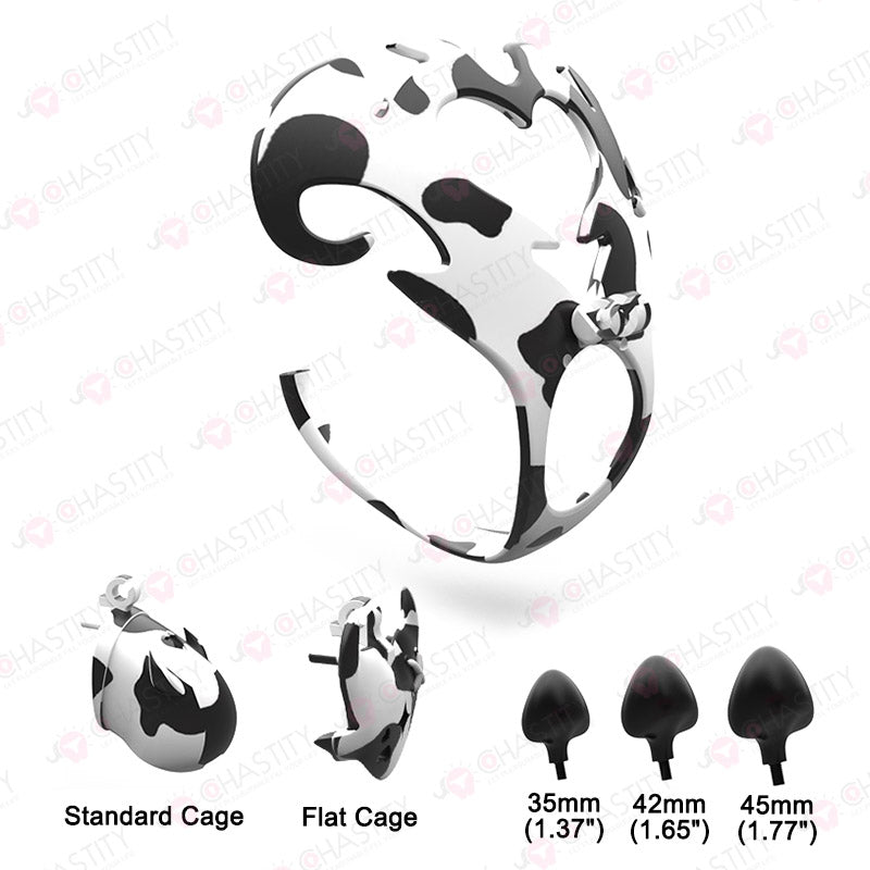 Devil's Heart Resin Anal Chastity Belt