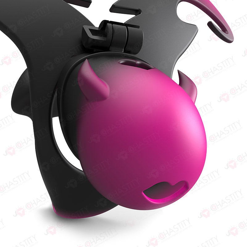 Devil's Heart Resin Anal Chastity Belt