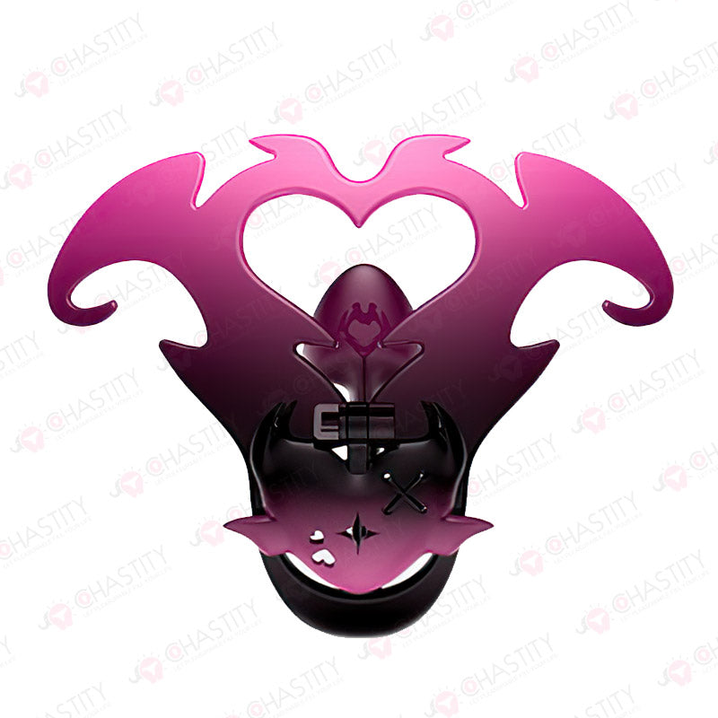 Devil's Heart Resin Anal Chastity Belt
