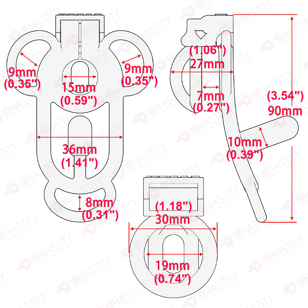 Female Chastity Cage