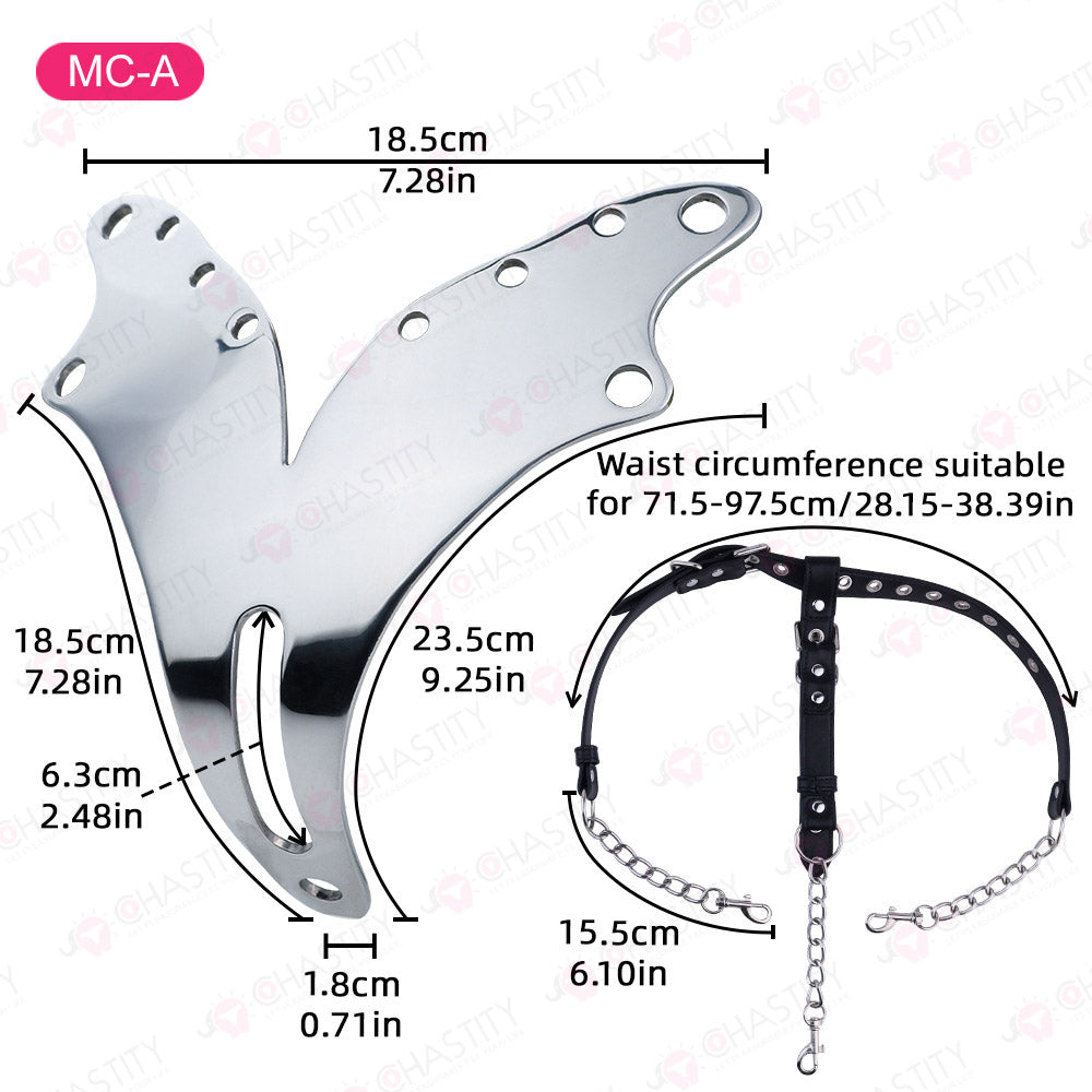 Female Chastity Metal Panties