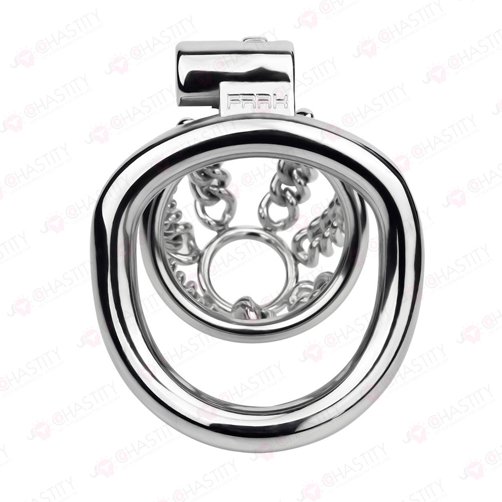 Fixed Steel Link Chastity Cage