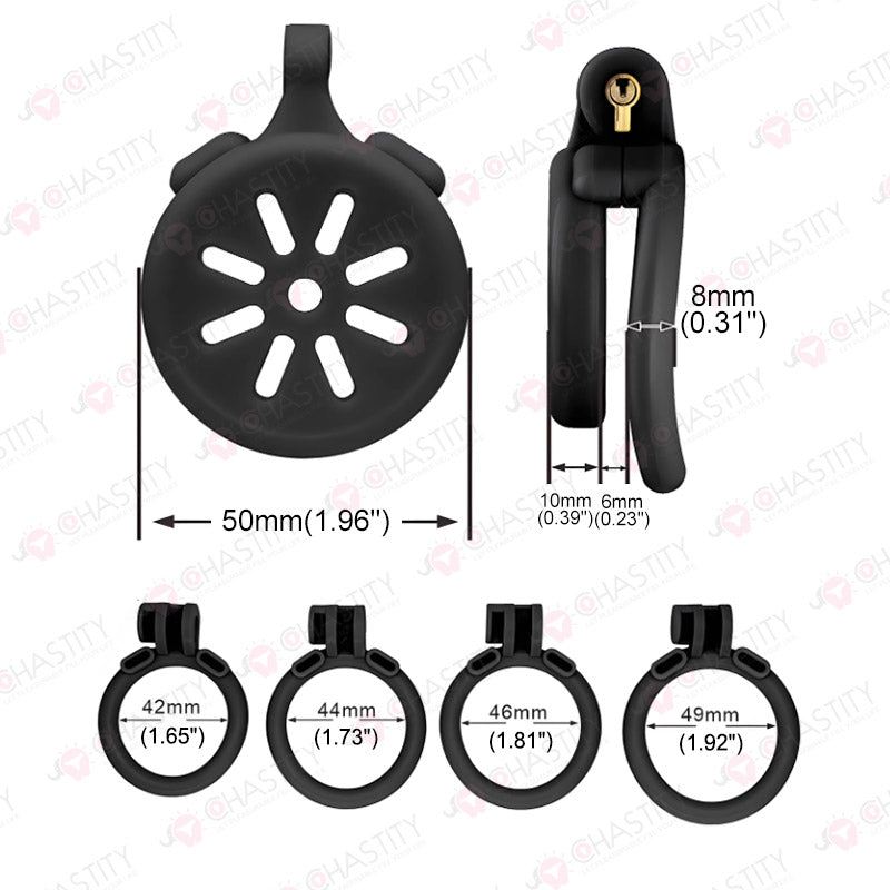 Flat & Inverted Diy Chastity Device (Assembled)