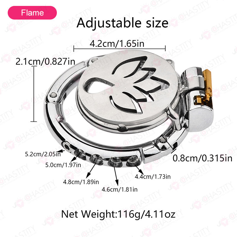 Flat Series - Adjustable Chastity Base Ring
