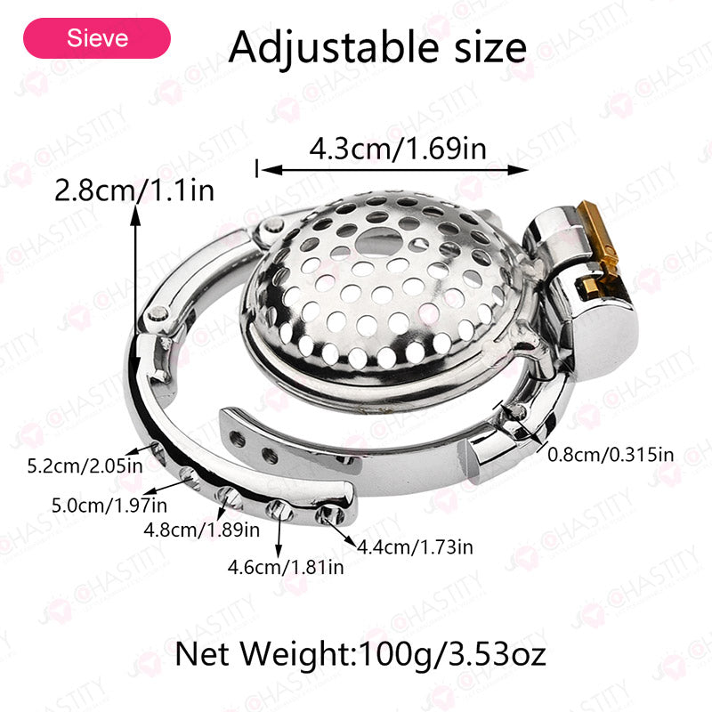 Flat Series - Adjustable Chastity Base Ring