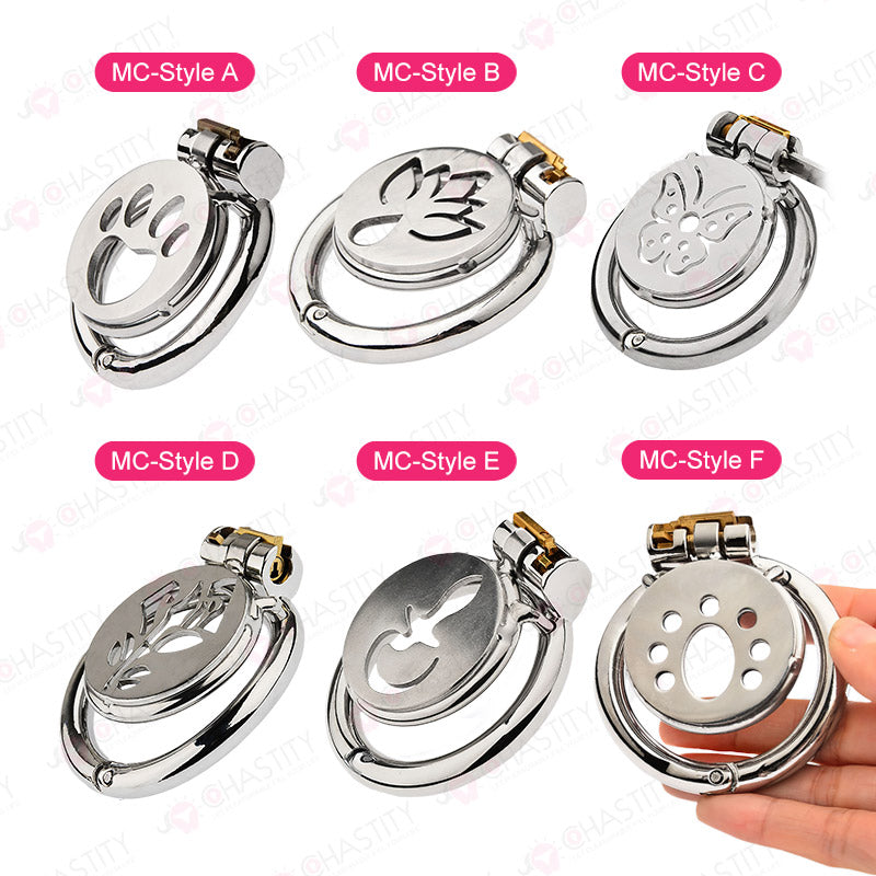 Flat Stainless Steel Chastity Lock (Hinge Ring)
