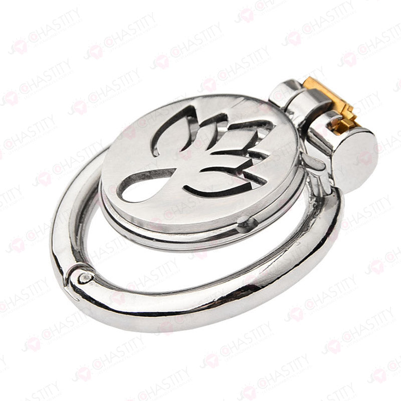 Flat Stainless Steel Chastity Lock (Hinge Ring)