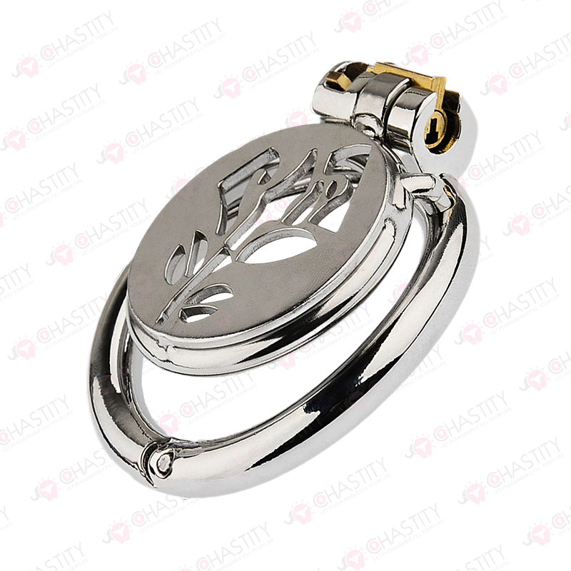 Flat Stainless Steel Chastity Lock (Hinge Ring)