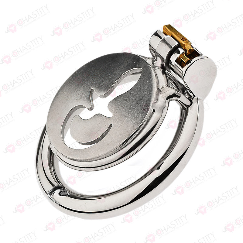 Flat Stainless Steel Chastity Lock (Hinge Ring)