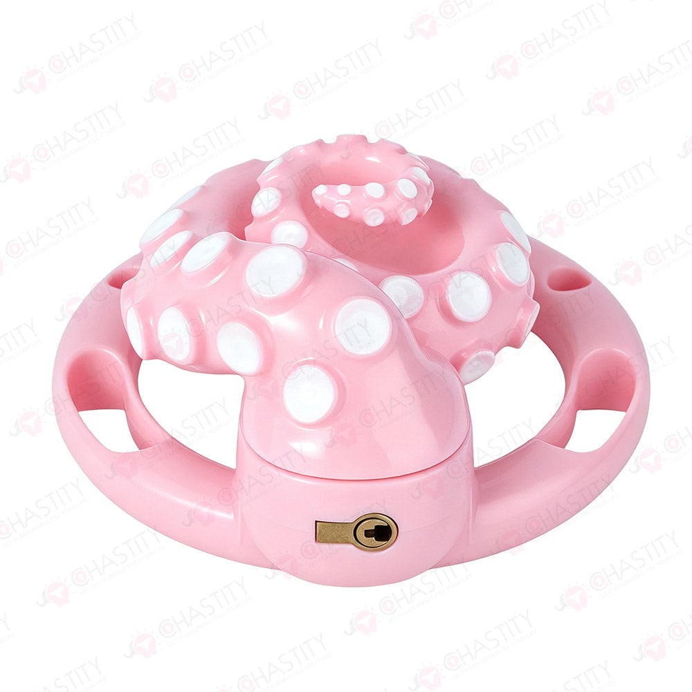 Flat Tentacle Coiled Chastity Cage