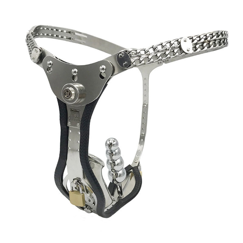 Full Male Chastity Belt (Button Lock)