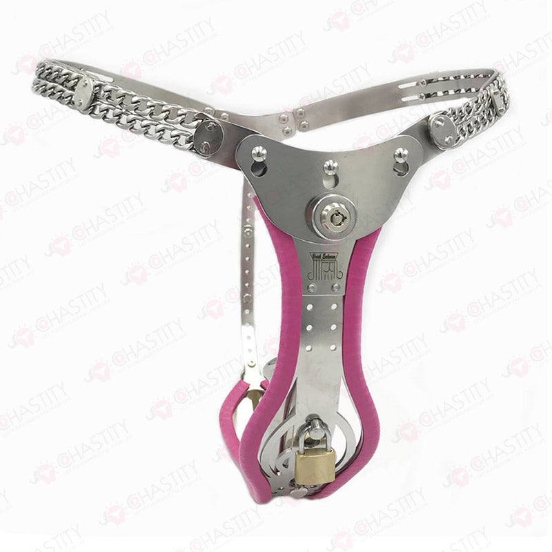 Full Male Chastity Belt (Button Lock)