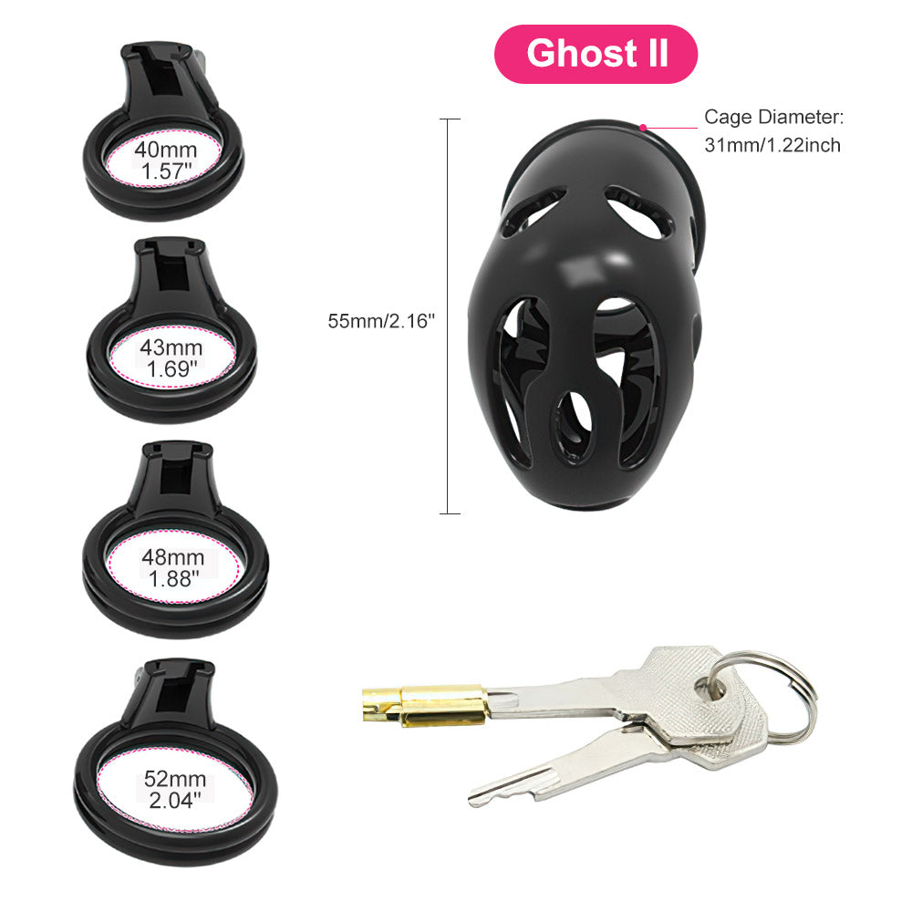 Ghost Chastity Cage