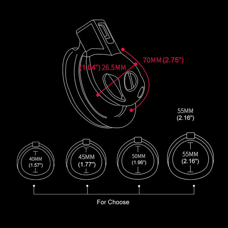 Golden Chastity Lock