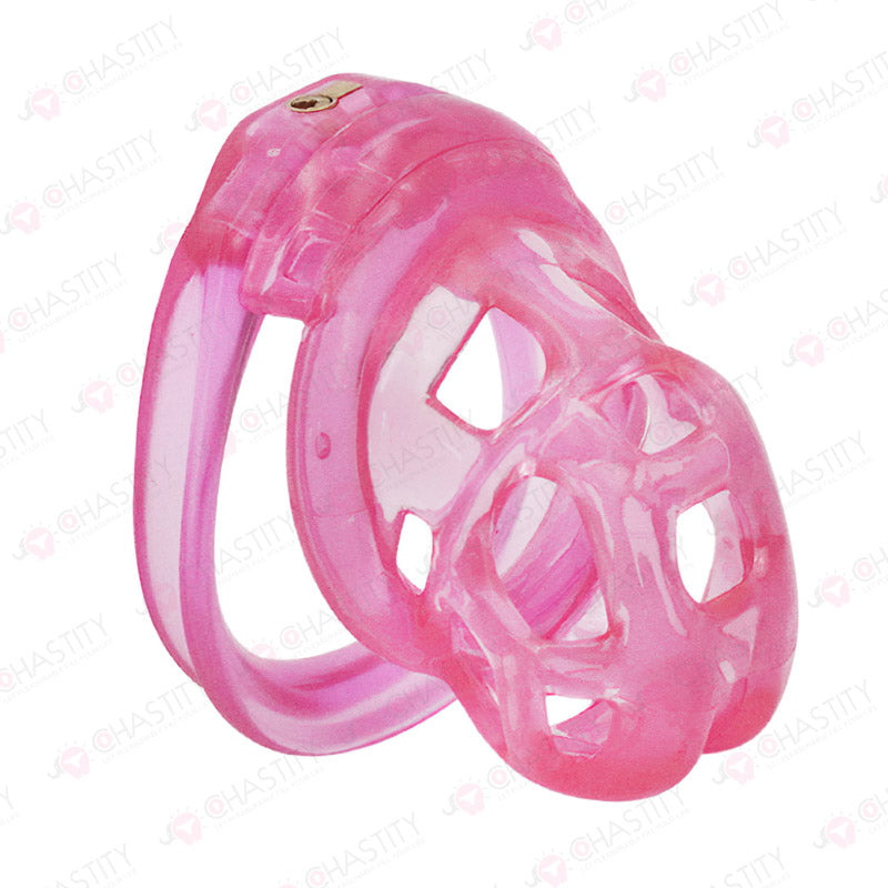 Hidden Lock Core Soft Rubber Chastity Cage
