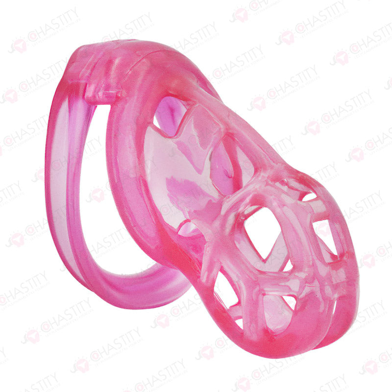 Hidden Lock Core Soft Rubber Chastity Cage