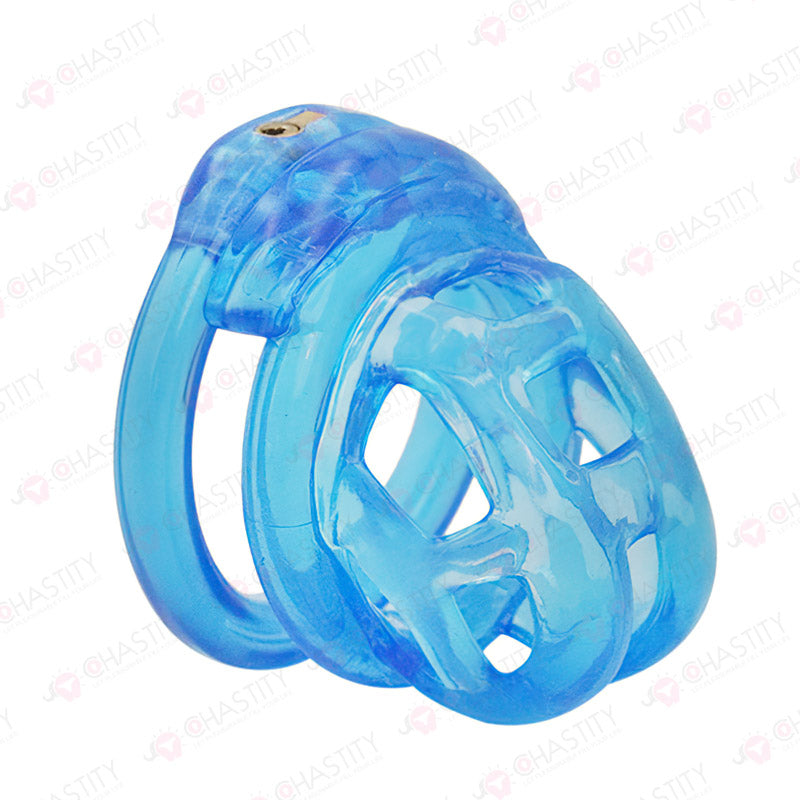 Hidden Lock Core Soft Rubber Chastity Cage