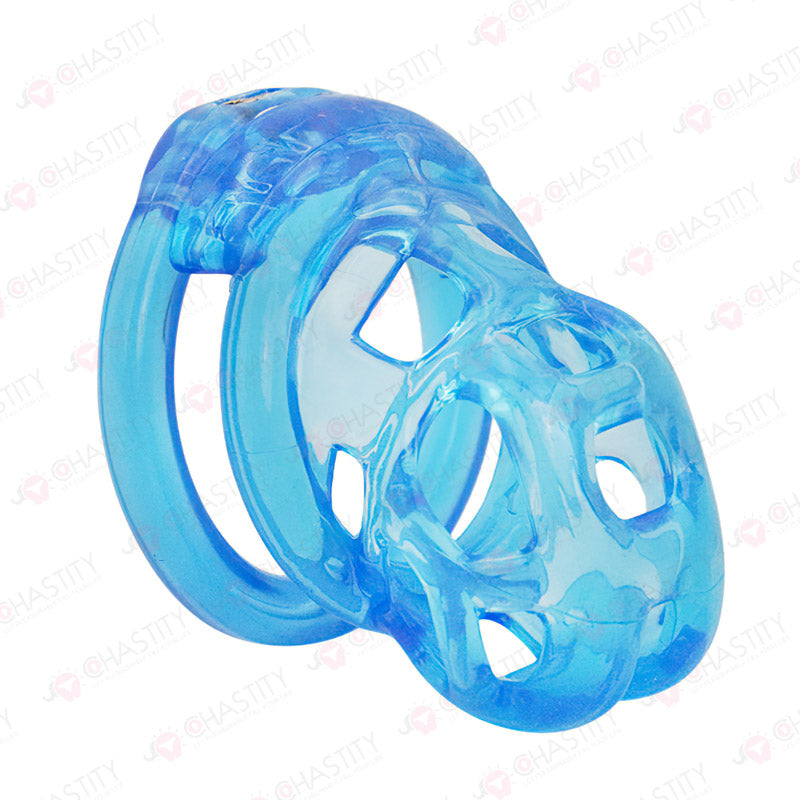 Hidden Lock Core Soft Rubber Chastity Cage