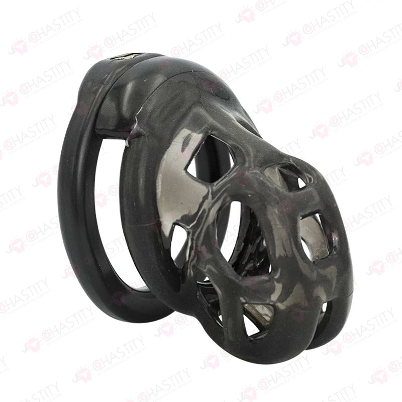Hidden Lock Core Soft Rubber Chastity Cage