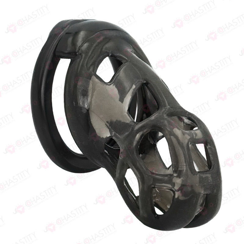 Hidden Lock Core Soft Rubber Chastity Cage