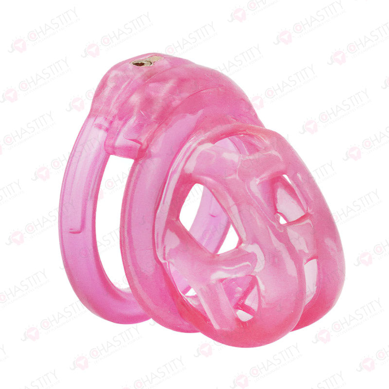 Hidden Lock Core Soft Rubber Chastity Cage