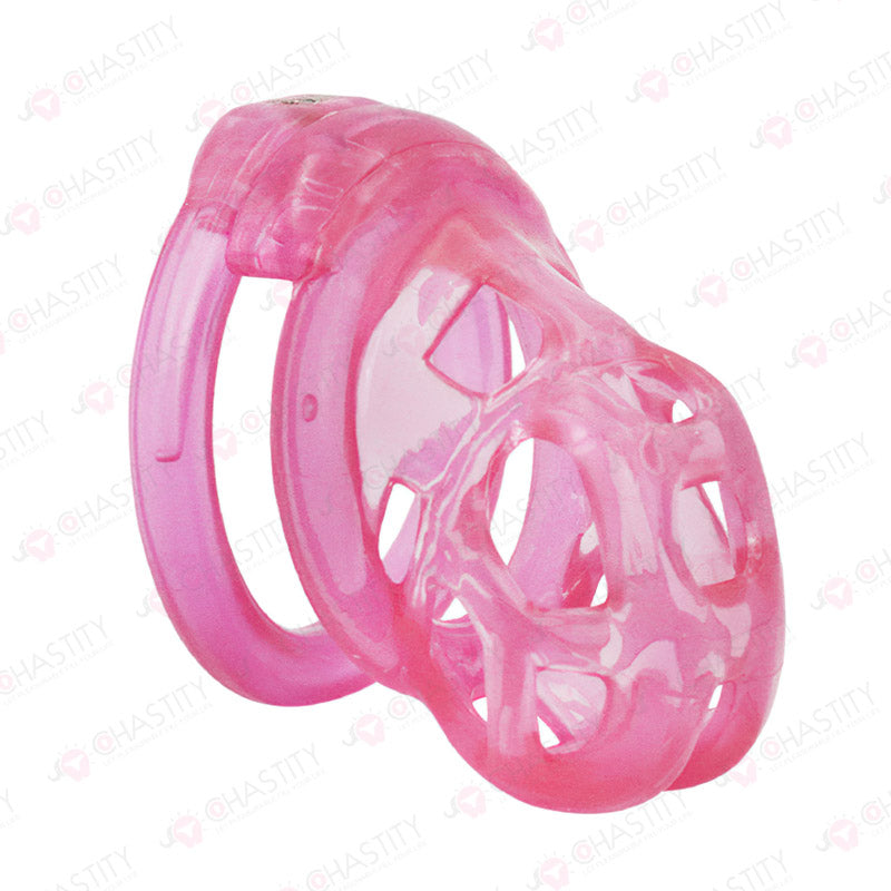 Hidden Lock Core Soft Rubber Chastity Cage