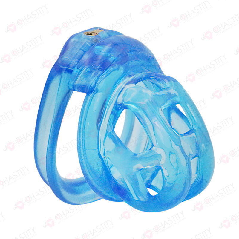 Hidden Lock Core Soft Rubber Chastity Cage