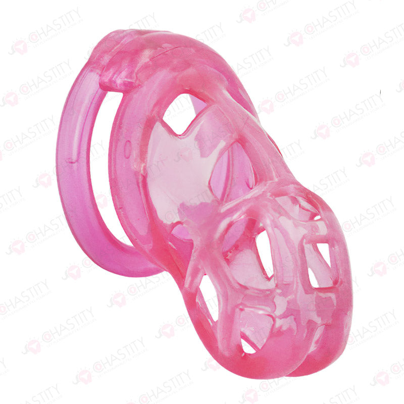 Hidden Lock Core Soft Rubber Chastity Cage