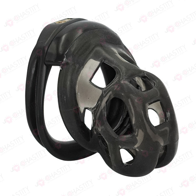 Hidden Lock Core Soft Rubber Chastity Cage