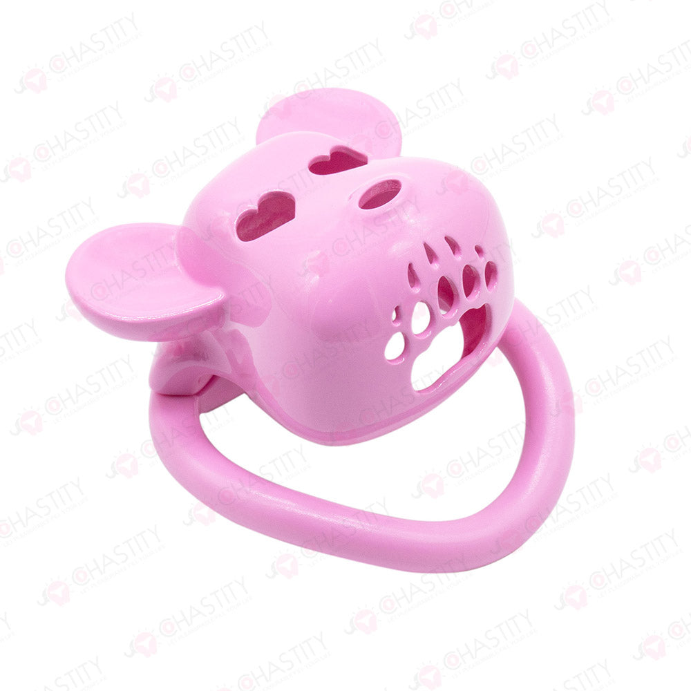 Horny Little Bear Chastity Cage