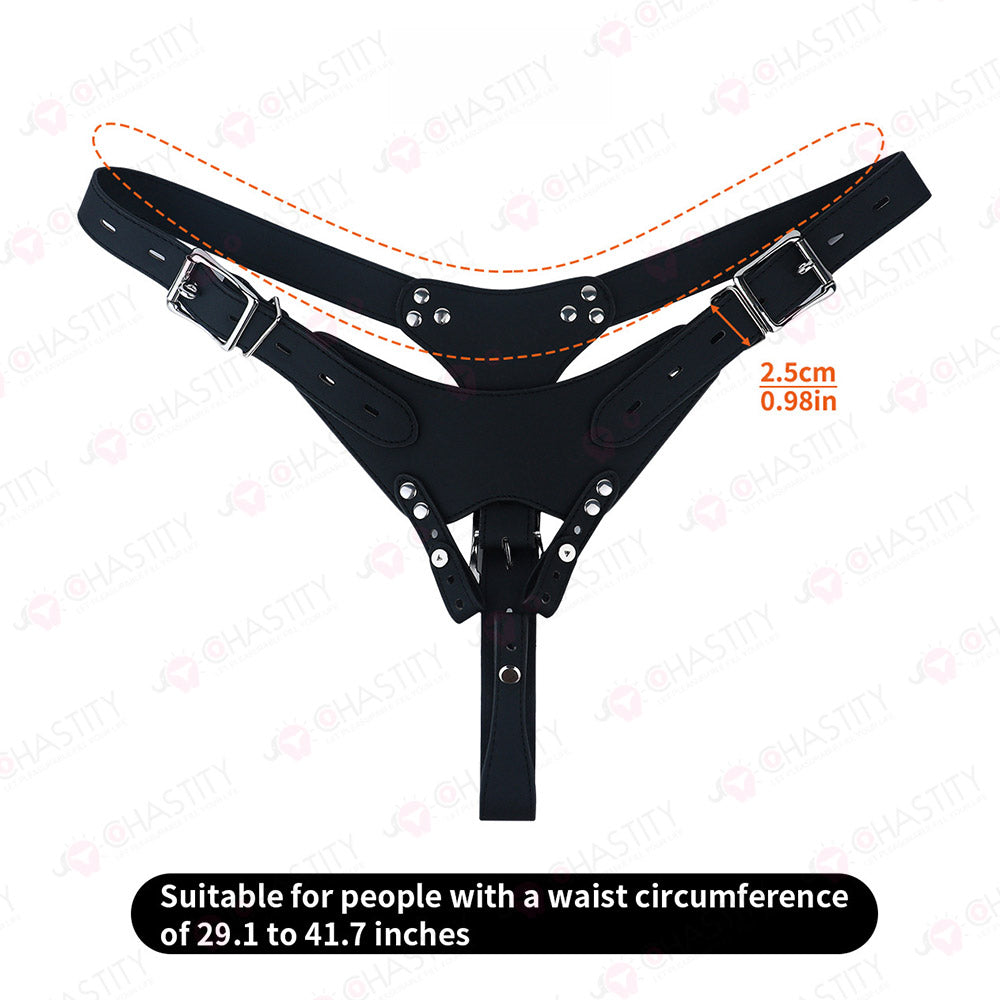 Internal Protrusion Massage Chastity Cage with Split Vibration