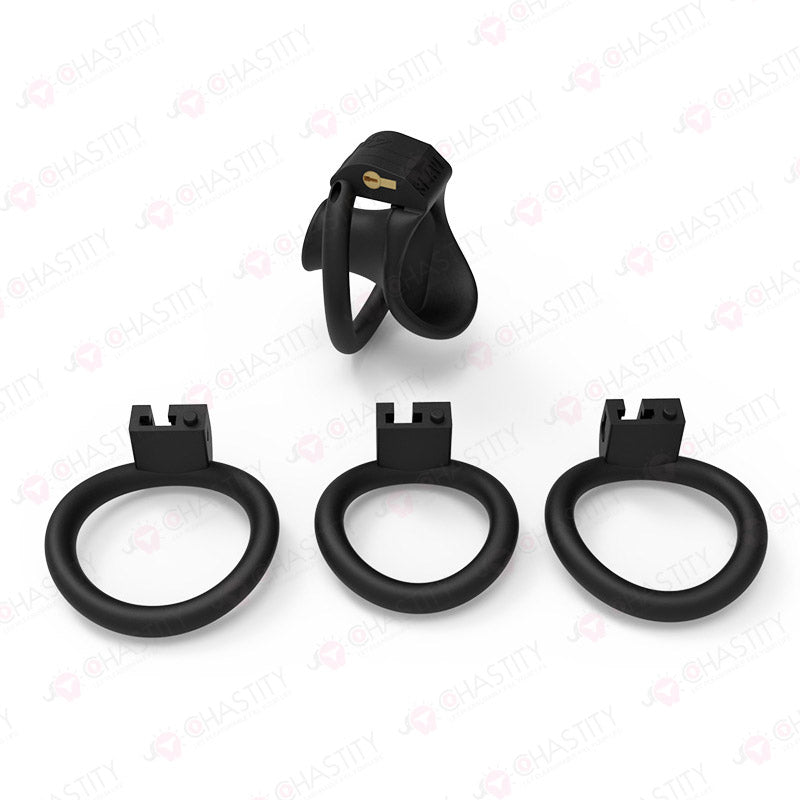 Inverted Turbo Trumpet Tube Chastity Cage
