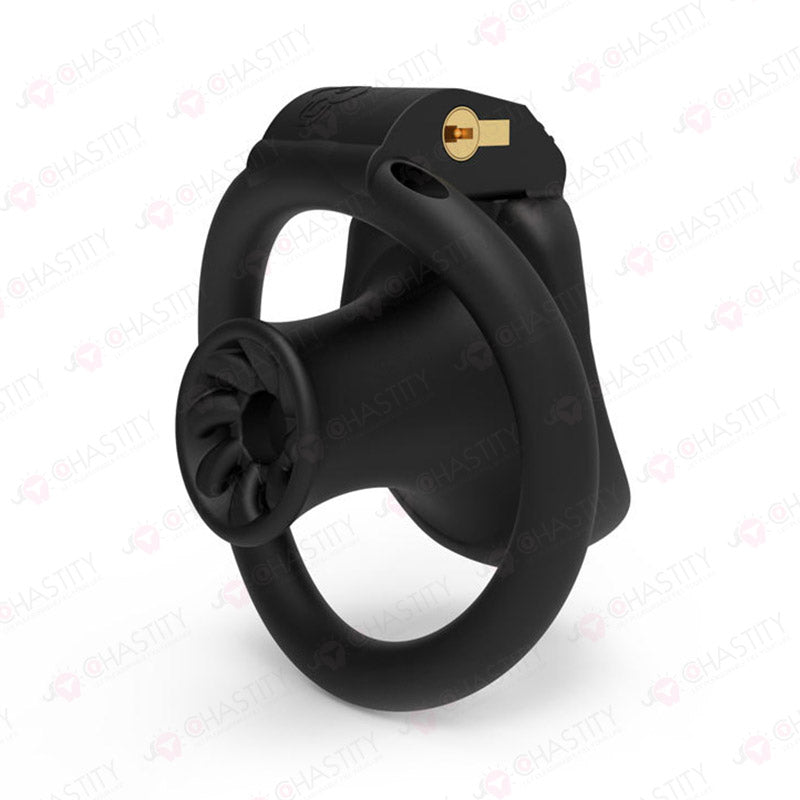 Inverted Turbo Trumpet Tube Chastity Cage
