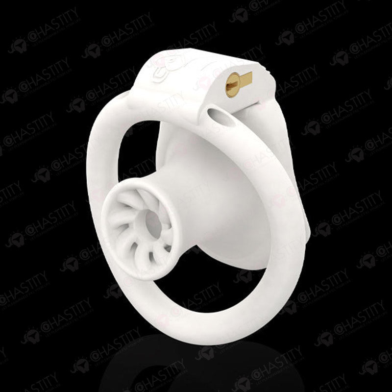 Inverted Turbo Trumpet Tube Chastity Cage