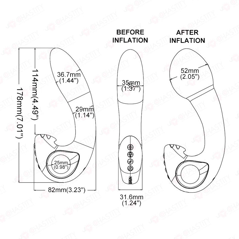 JEUSN Prostate Orgasm Vibrator