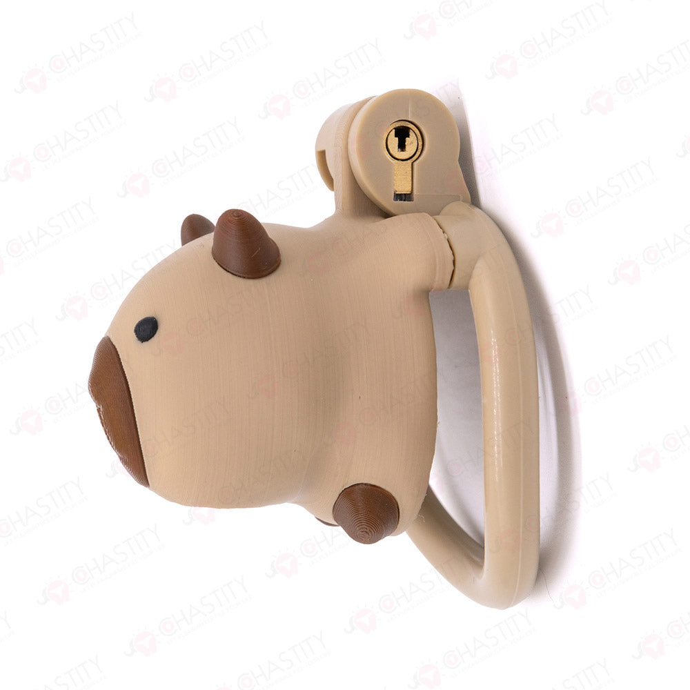 Kawaii Capybara Funny Chastity Cage