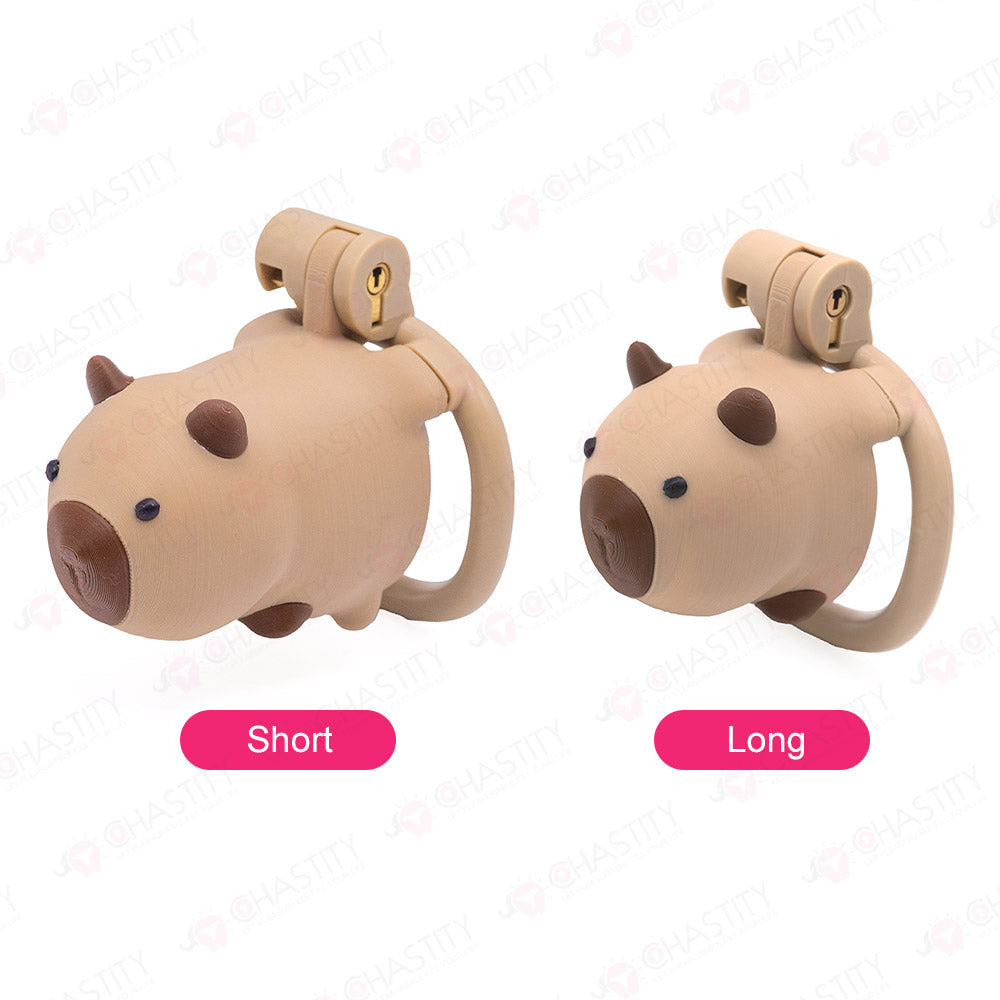 Kawaii Capybara Funny Chastity Cage
