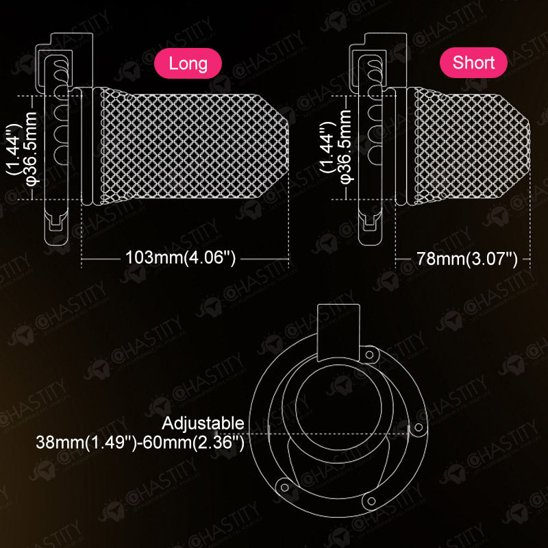 LOCKINK & SEVANDA Penis Armor With Adjustable Ring
