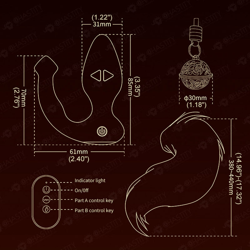 Tail Butt Plug & Bell Butt Plug