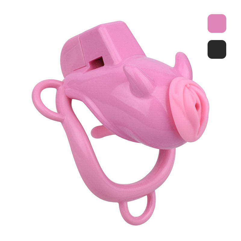 Little Devil Locked Up In Chastity